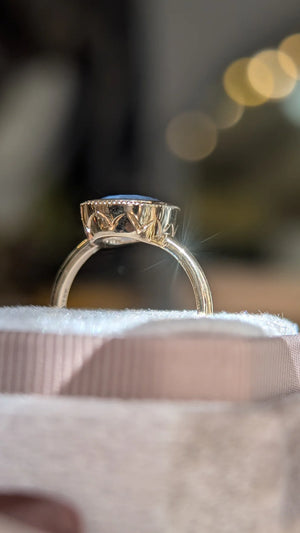 3.75ct Cushion Brilliant Sapphire <br> <b>Emily Gill </b>| Skycrest