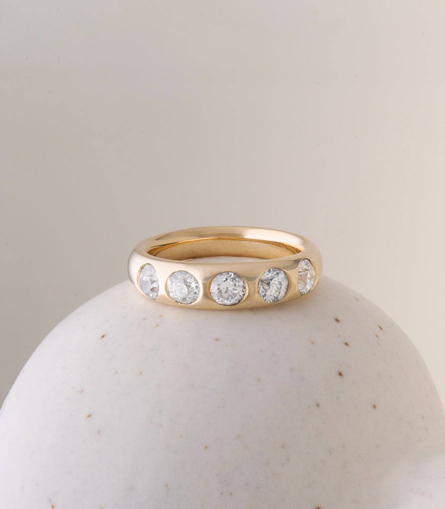 Rosa Ring - Antique Old European Cut Diamond