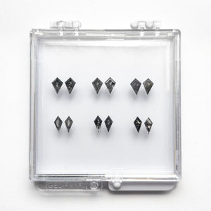 2.40cttw 12pc Kite Rosecut Melee Parcel SPKTRC-01