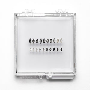 1.03cttw 20pc Ombre Marquise Rosecut Melee Parcel SPMQRC-01