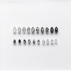 1.03cttw 20pc Ombre Marquise Rosecut Melee Parcel SPMQRC-01