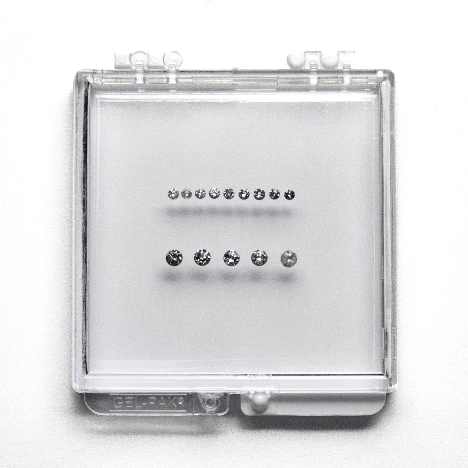 0.65cttw 14pc Ombre Round Brilliant Melee Parcel SPRDBR-02