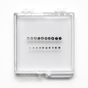 1.06cttw 20pc Ombre Round Rosecut Melee Parcel SPRDRC-01