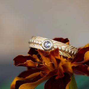 3mm Round Rosecut <br><b> Bohemi </b>| Sagitta Rose Cut Solitaire