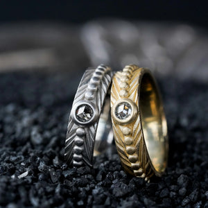 3mm Round Rosecut <br><b> Bohemi </b>| Sagitta Rose Cut Solitaire