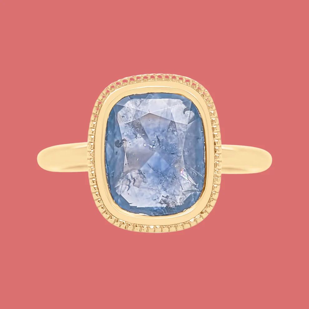 3.75ct Cushion Brilliant Sapphire <br> <b>Emily Gill </b>| Skycrest