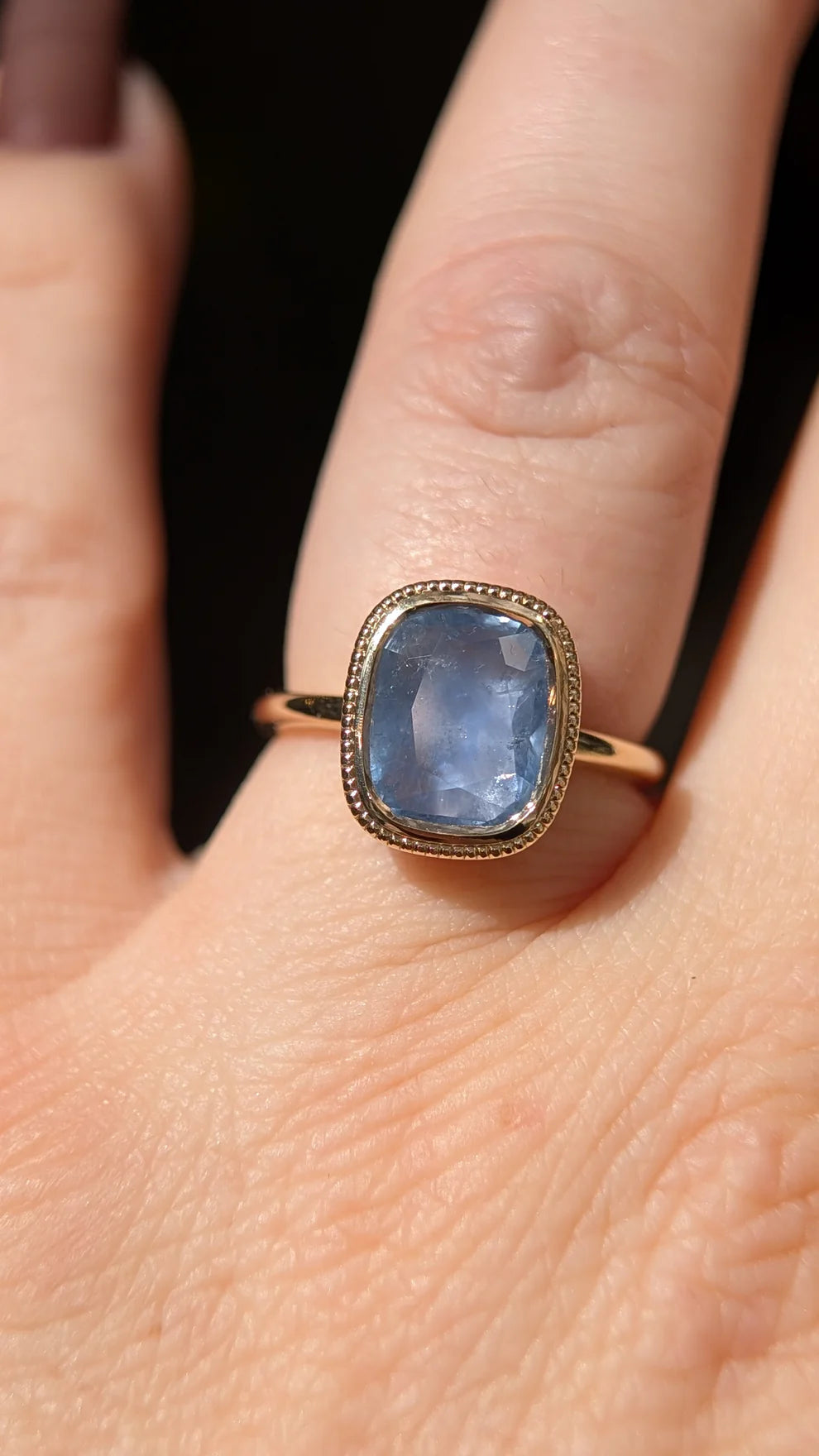 3.75ct Cushion Brilliant Sapphire <br> <b>Emily Gill </b>| Skycrest