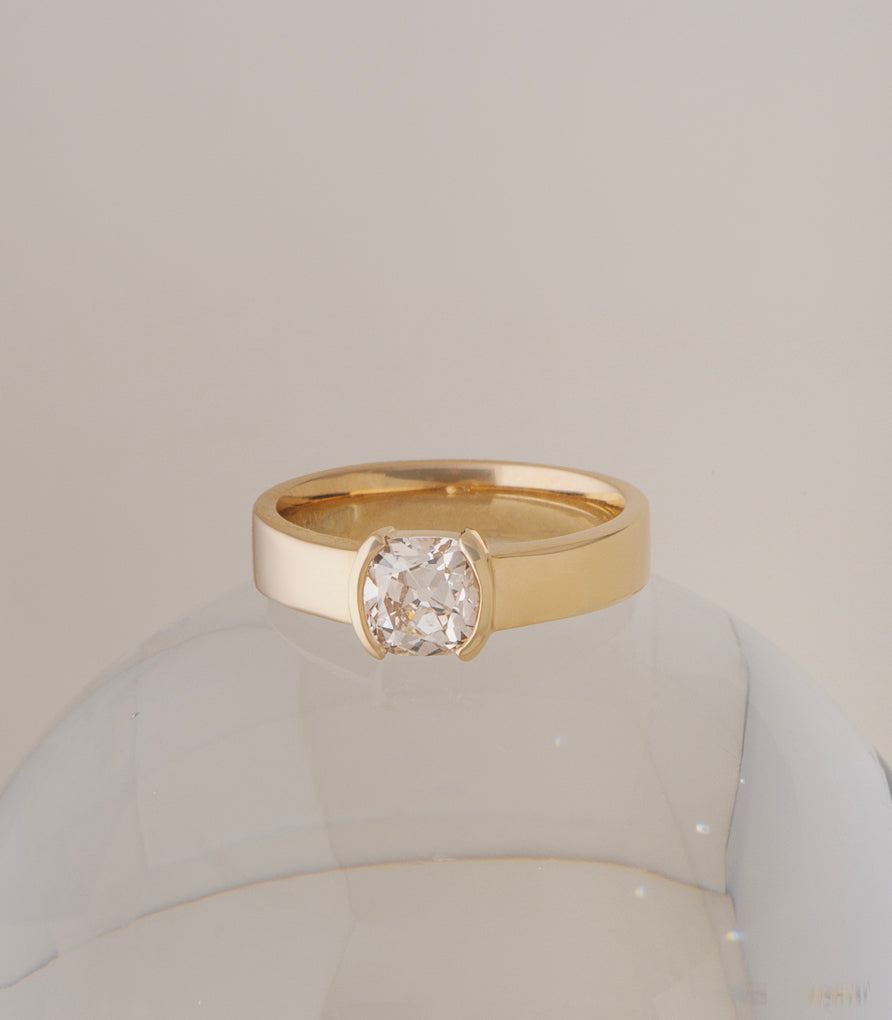 Sorella Ring - Modern Antique Old Mine Cut