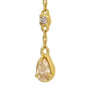 1.20ct SI1 C3 Pear Brilliant<br><b> Susannah King </b>| Solis Necklace