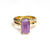 4.01ct Cut Corner Rectangle Brilliant Sapphire <br> <b>H&F Jewellery</b> | Tempest Ring