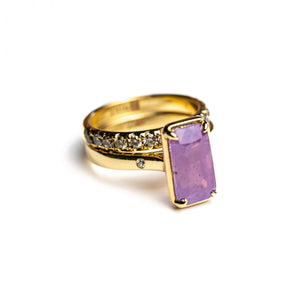 0.49cttw Champagne Round Brilliants <br> <b>H&F Jewellery</b> | Celestial Band