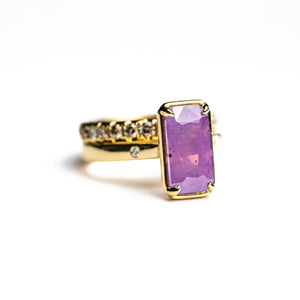 0.49cttw Champagne Round Brilliants <br> <b>H&F Jewellery</b> | Celestial Band