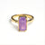 4.01ct Cut Corner Rectangle Brilliant Sapphire <br> <b>H&F Jewellery</b> | Tempest Ring