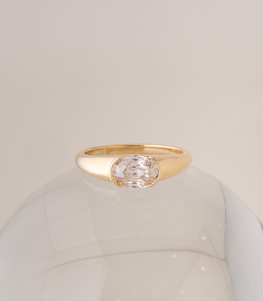 Toni Ring - Oval Canadian Diamond Ring