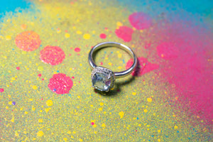 2.18ct Cushion Brilliant Sapphire <br> <b>H&F Jewellery</b> | Monsoon Ring