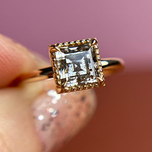 1.51ct Square Carré Cut <br><b> Jilian Maddin</b> | Empire Ring