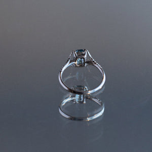 1.57ct Cut Corner Rectangle Step Cut Sapphire <br><b> Chinchar Maloney x Misfit x Everywhere Taos </b>| Juniper & Sage Ring