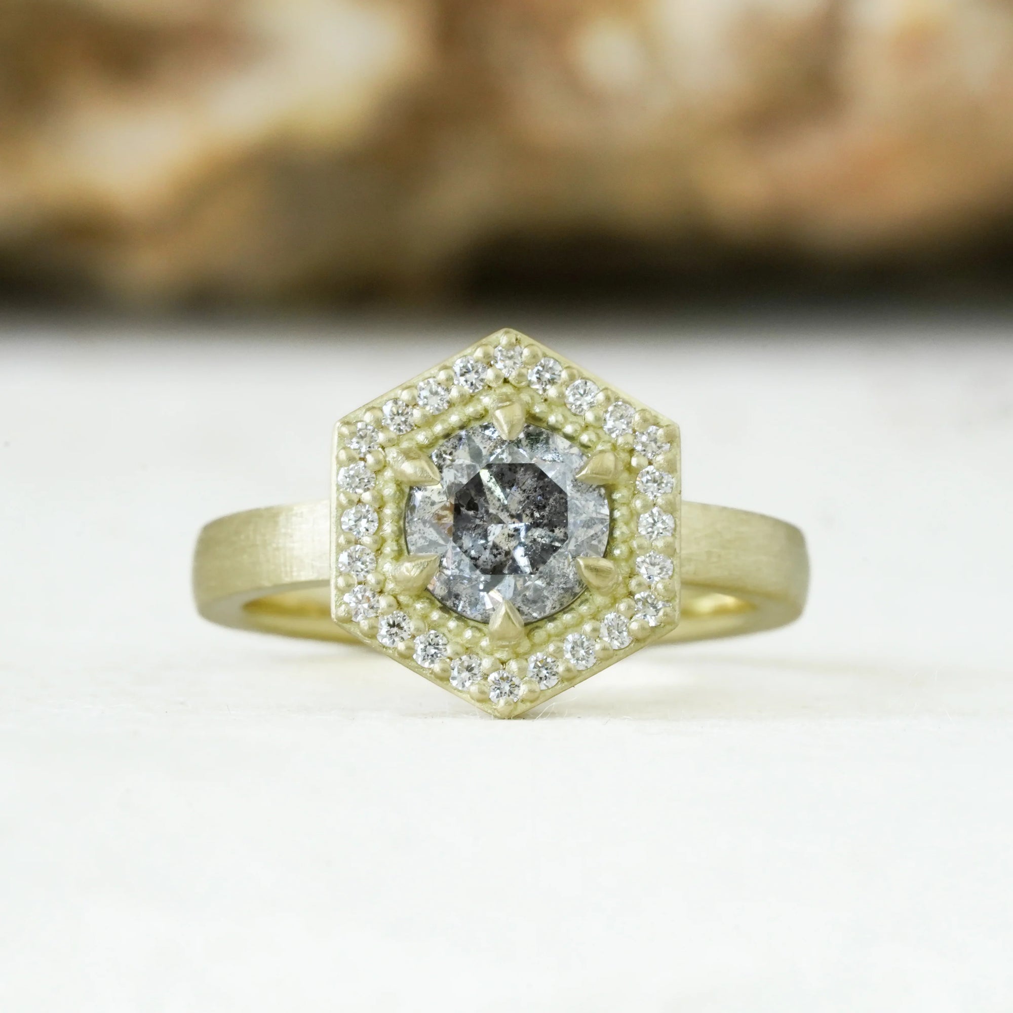 1.04ct Round Brilliant <br><b> Bohemi </b>| Chrysos Engagement Ring