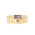0.78ct Cut Corner Rectangle Step Cut Sapphire <br><b>Emily Warden Designs </b>| Lavender Sapphire Cigar Band