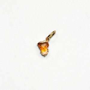 Orange sapphire Hermes Charm