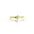 Luna Arktos Ring with salt & pepper diamond crescent moon and black diamond