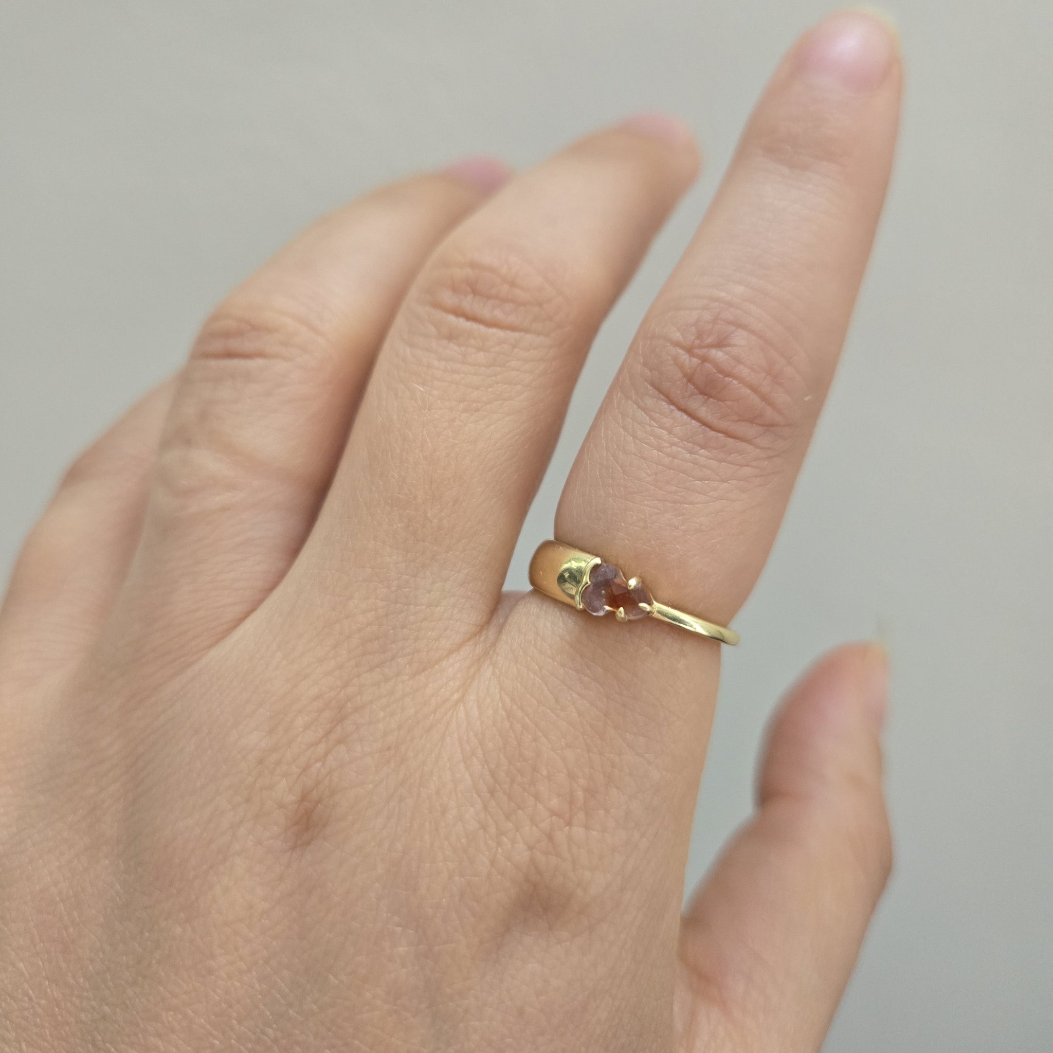 Penis Ring modeled on a hand
