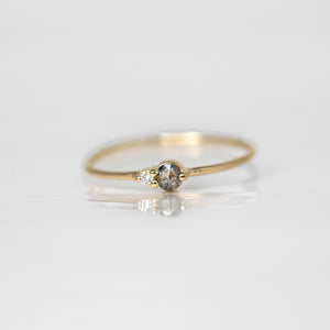 3mm Round Rosecut <br><B> Dallas Maynard Jewelry </b>| Arktos Ring