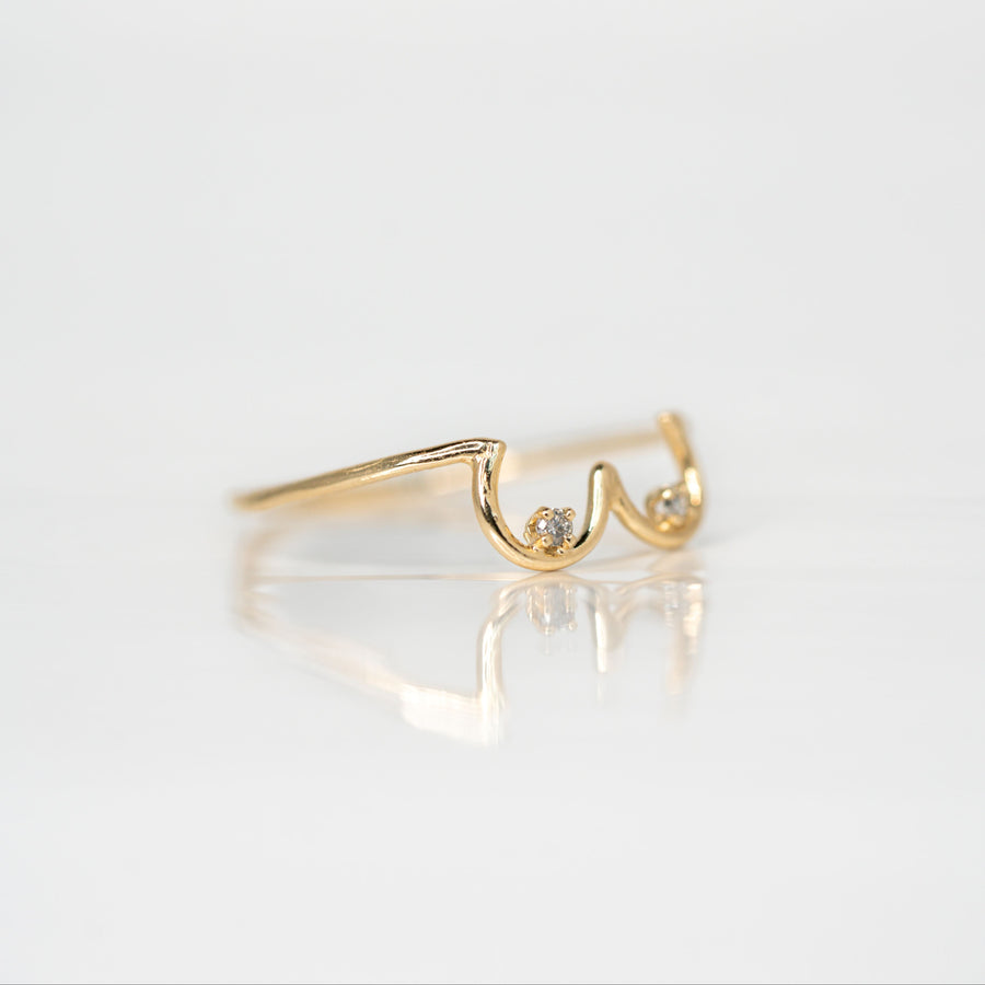 0.03cttw Round Brilliants <br><b> Dallas Maynard Jewelry </b>| Boob Ring