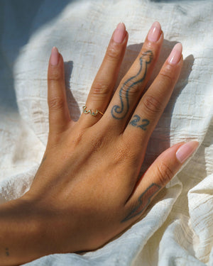 0.03cttw 2pc Round Brilliants <br><b> Dallas Maynard Jewelry </b>| Boob Ring / Size 7.5