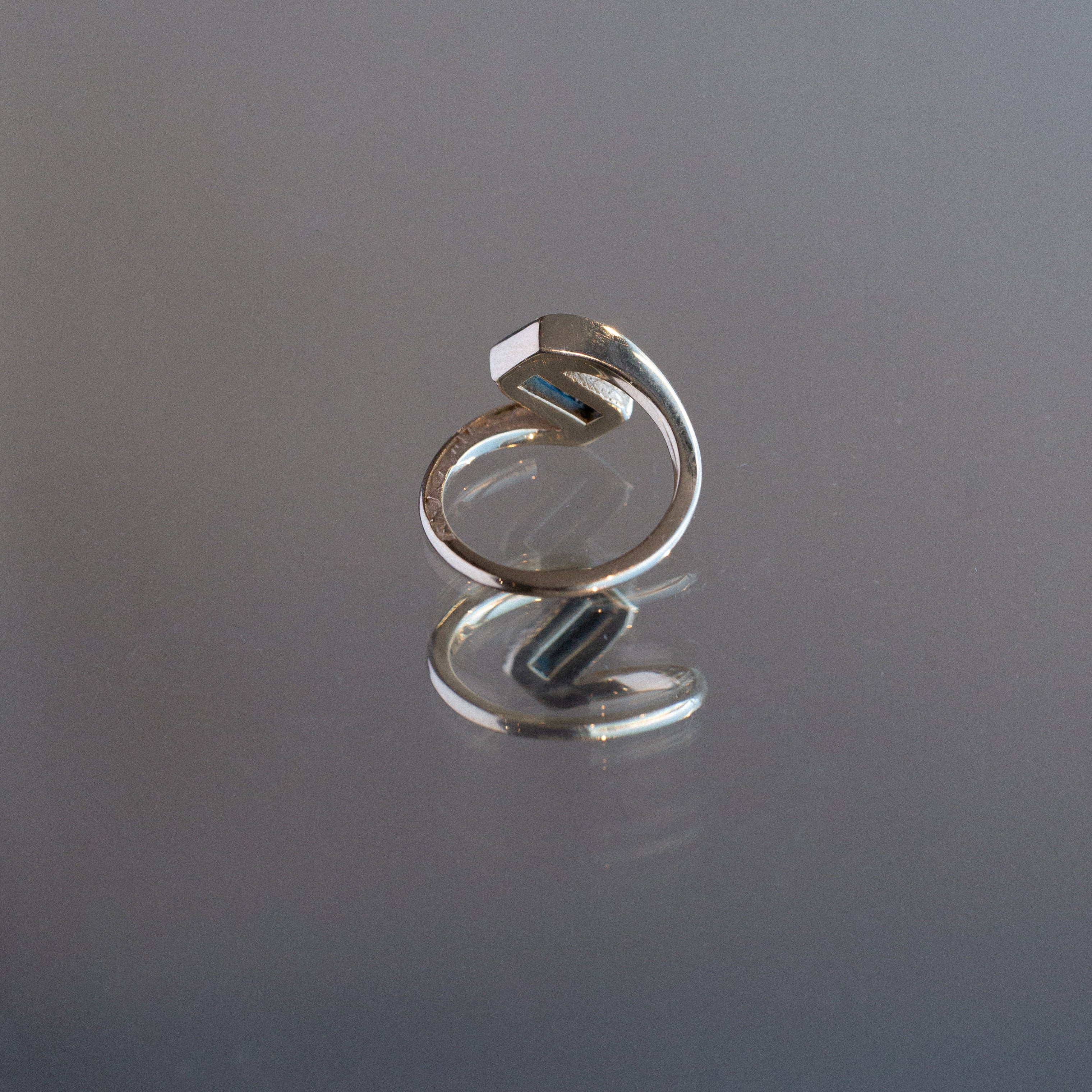 1.24ct Rectangle Step Cut Sapphire <br><b> Dallas Maynard x Misfit x Everywhere Taos </b>| Sapphire Ring Collab