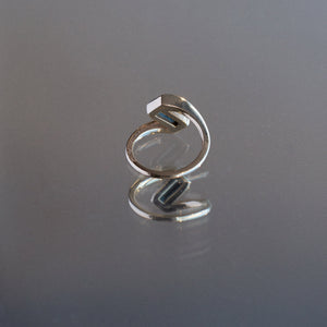1.24ct Rectangle Step Cut Sapphire <br><b> Dallas Maynard x Misfit x Everywhere Taos </b>| Sapphire Ring Collab