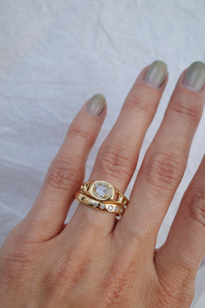 0.48ct Oval Double Cut <br><b>We Are Arrow</b> | Echo Ring