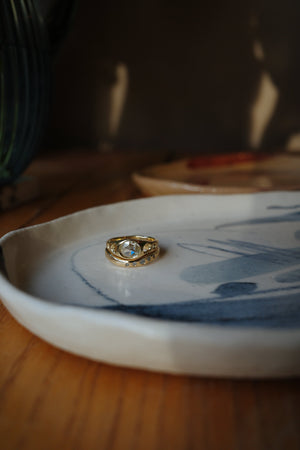 0.48ct Oval Double Cut <br><b>We Are Arrow</b> | Echo Ring