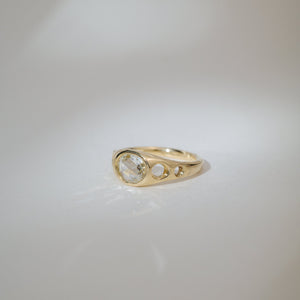 0.48ct Oval Double Cut <br><b>We Are Arrow</b> | Echo Ring