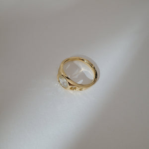 0.48ct Oval Double Cut <br><b>We Are Arrow</b> | Echo Ring