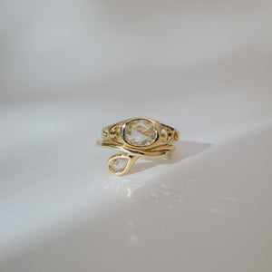 0.48ct Oval Double Cut <br><b>We Are Arrow</b> | Echo Ring