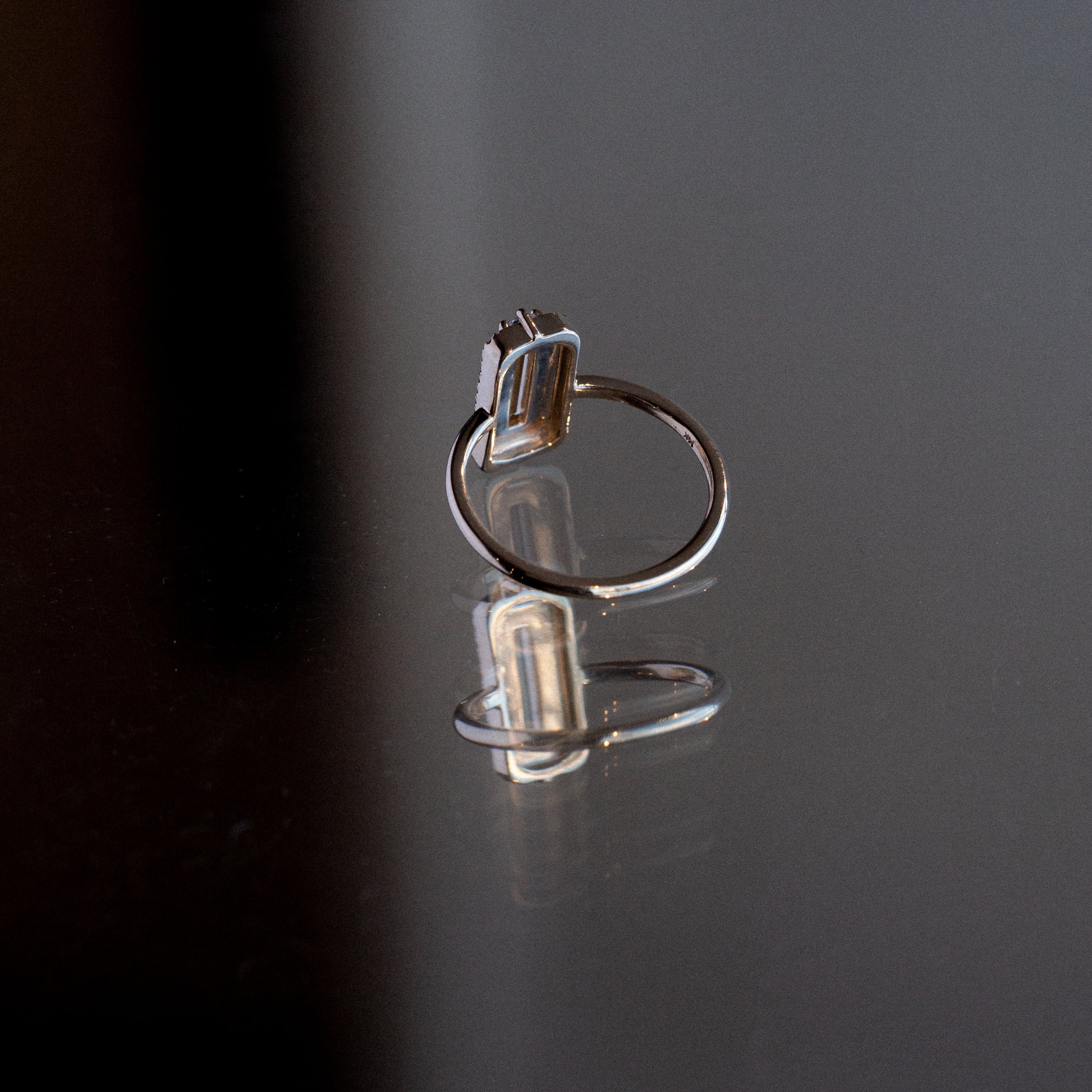 0.44ct Baguette Step Cut Sapphire <br><b> Eden Philippa x Misfit x Everywhere Taos </b>| Sapphire Ring Collab