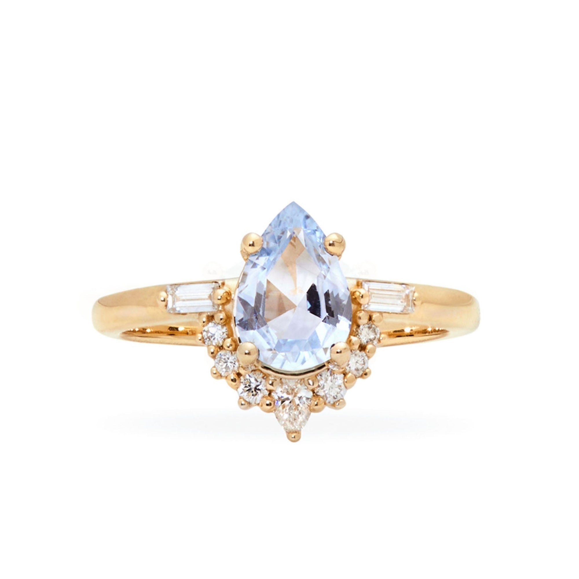 1.16ct Pear Brilliant Sapphire <br><b> Emily Warden Designs </b>| Clementine Ring