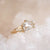1.01ct Geo Half Moon Rosecut <br><b> Emily Warden Designs </b>| Diamond Solitaire Ring