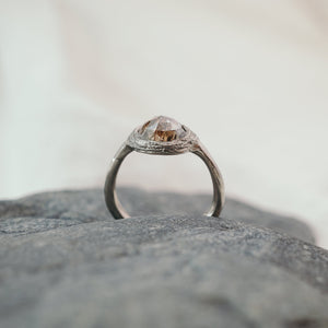 We Are Arrow | Harvest Moon Diamond Solitaire <br> 2.53ct Round Rosecut Diamond