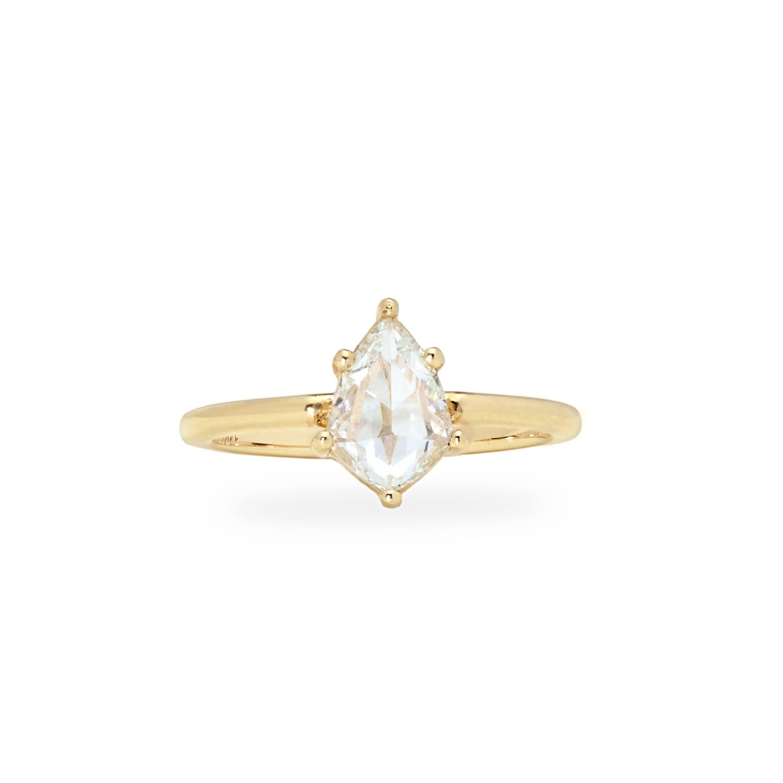 1.01ct Kite Rosecut <br><b> Emily Warden Designs </b>| Diamond Solitaire Ring