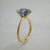 We Are Arrow | Sapphire Lotus Ring <br> 3.55ct Round Brilliant Sapphire