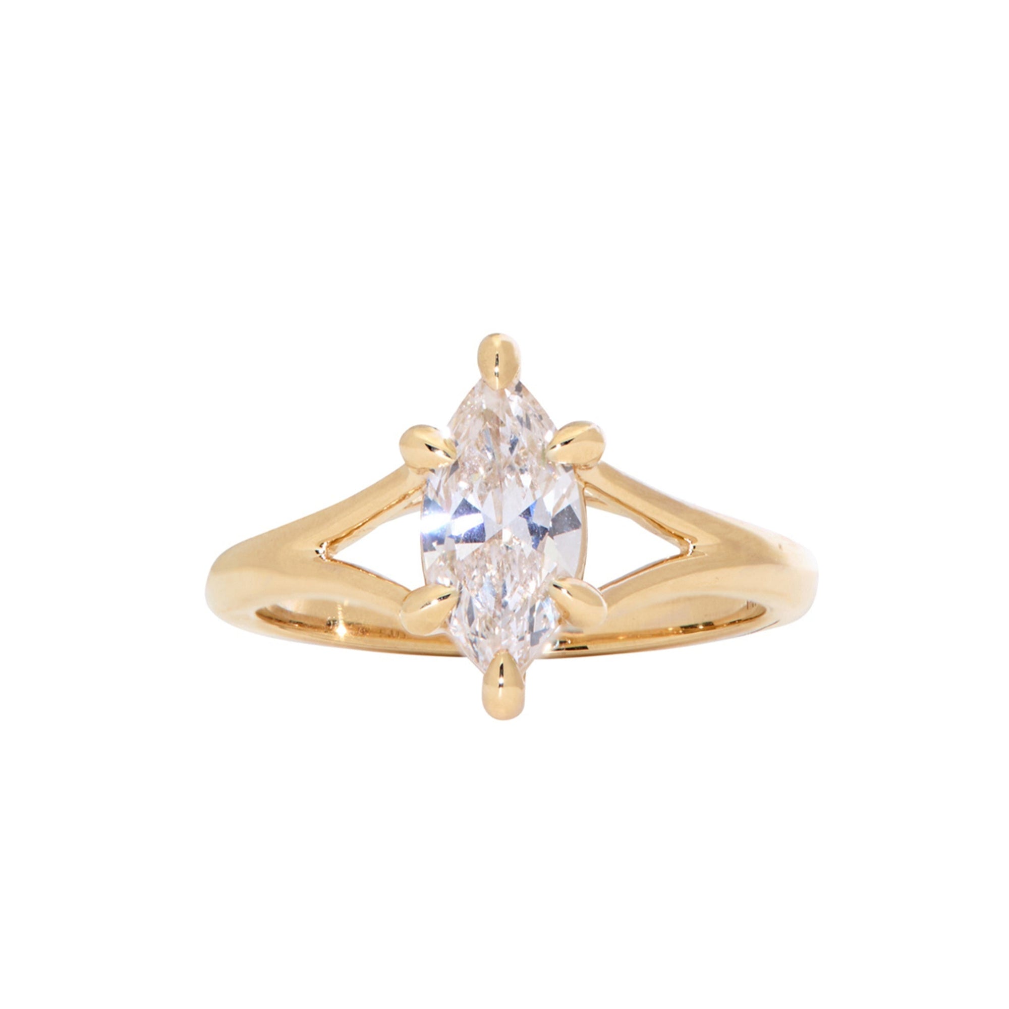 1.01ct Marquise Brilliant <br><b> Emily Warden Designs </b>| Split Shank Ring