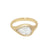 1.00ct Pear Rosecut <br><b> Emily Warden Designs </b>| Rosecut Diamond Pear Signet