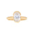 1.30ct Oval Brilliant <br><b> Emily Warden Designs </b>| Partial Bezel Ring