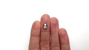 2.06ct 10.30x7.90x3.34mm Pear Double Cut 27225-56