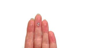 0.71ct 7.13x5.13x2.29mm Hexagon Rosecut 25457-12
