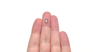 0.78ct 6.63x5.21x2.67mm Hexagon Rosecut 27538-25