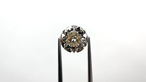 5.10ct 10.28x10.25x7.23mm SI1 C3 Modern Antique Old European Cut 27077-01