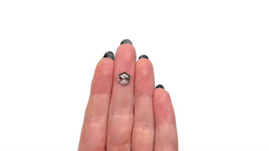 2.22ct 8.65x7.47x3.85mm Hexagon Rosecut 27230-03